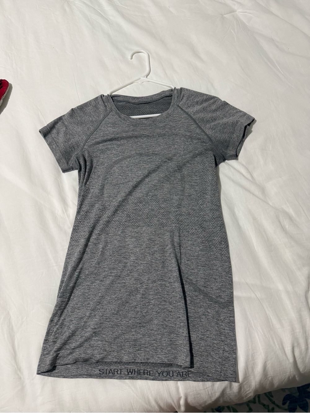 lululemon athletica Gray Short Sleeve Women's Tee